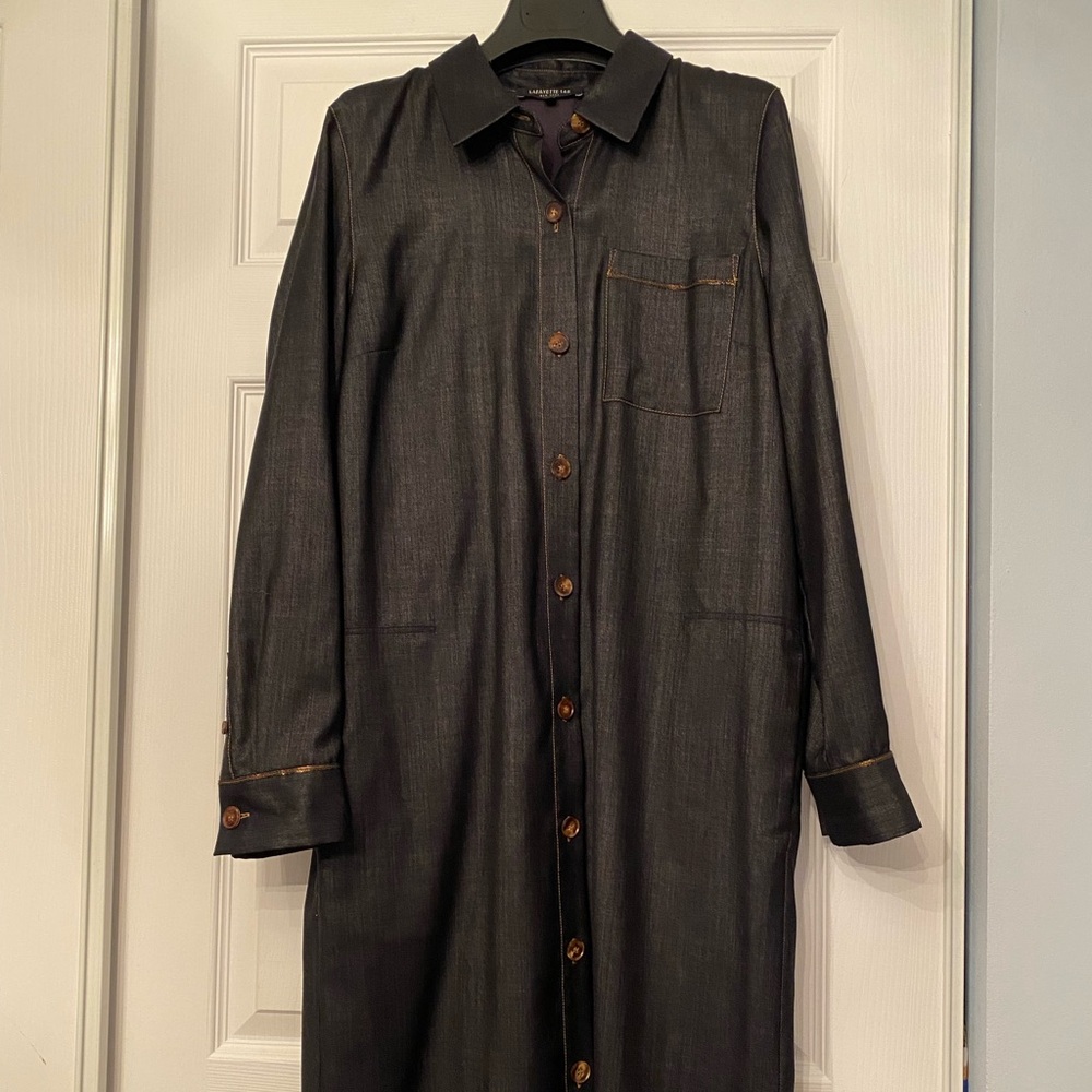 Lafayette 148 New York Dark Blue Dress